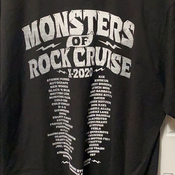 TULTEX MONSTERS OF ROCK CRUISE TEE Graphic XL - Picture 4 of 6